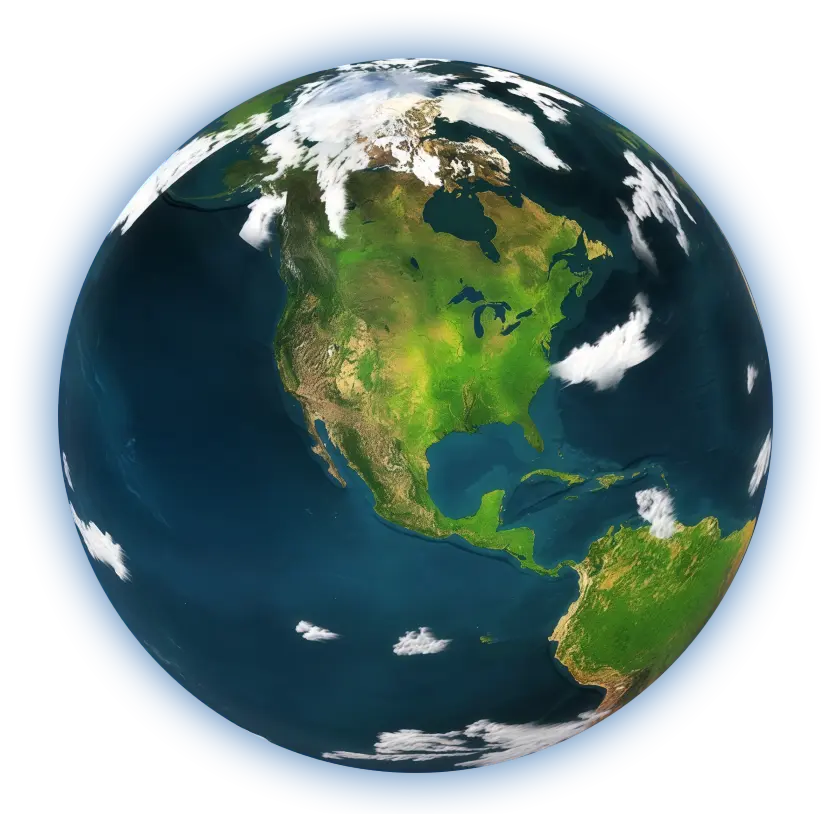 Globo terráqueo interactivo